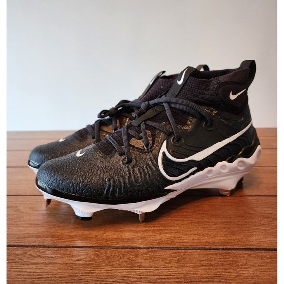 Nike Alpha Huarache NXT Black/White Baseball Cleats Men's Sz Various DJ6517-001 - Picture 1 of 7